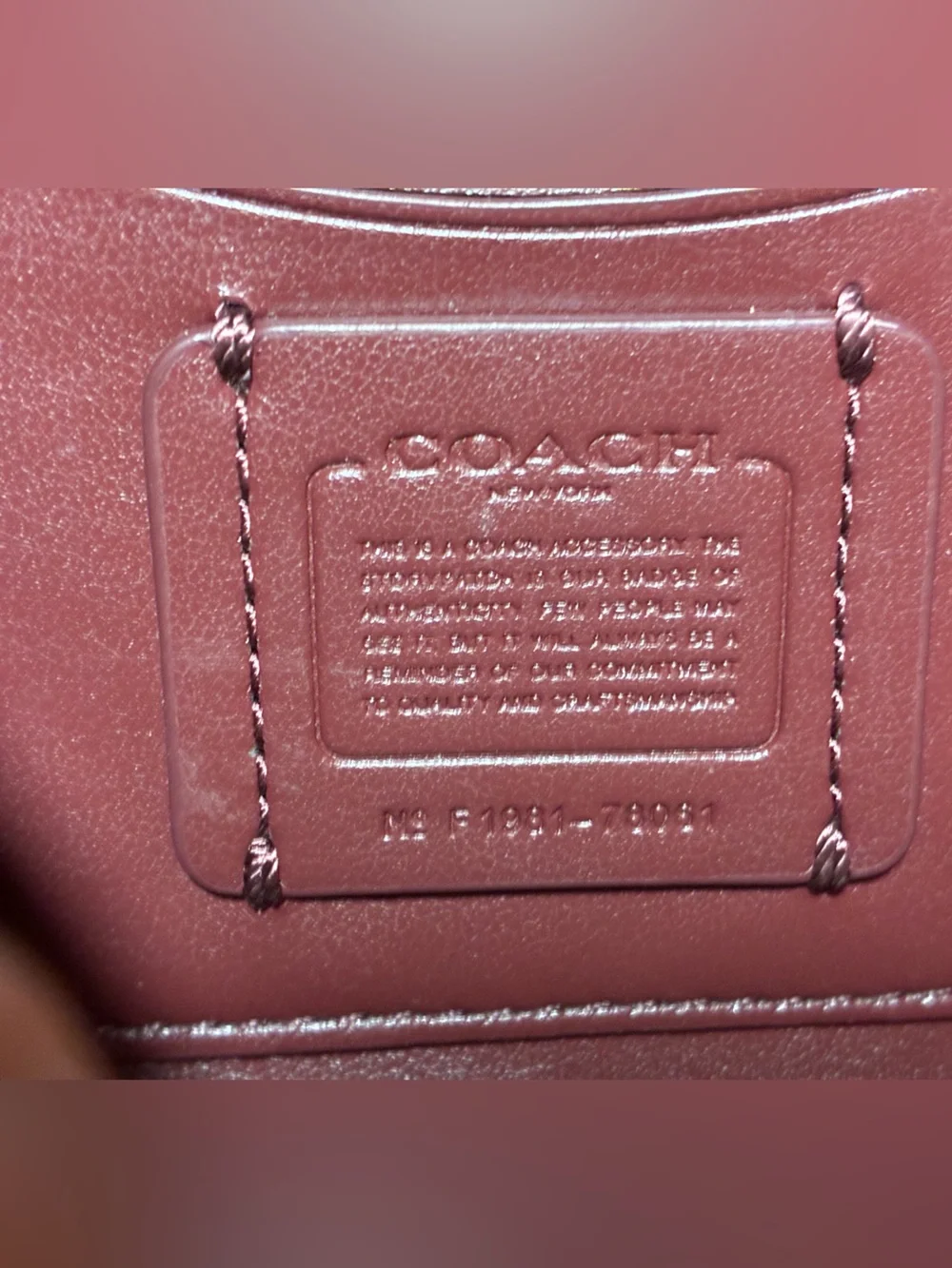 Coach Marlowe Turnlock Chain Crossbody With Patchwork NWT